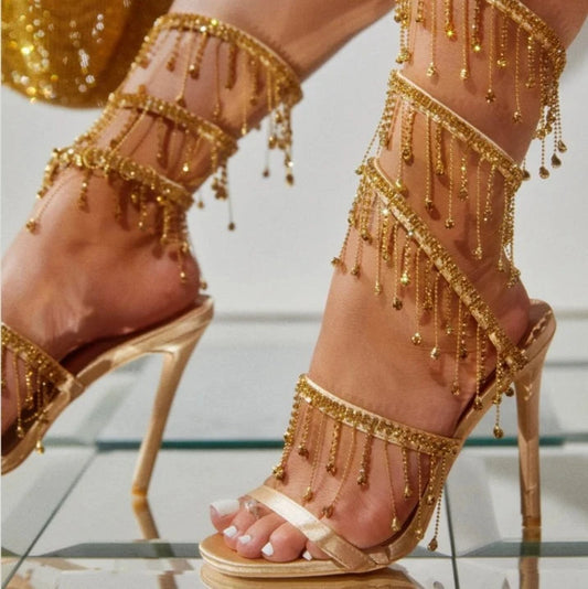 Sexy Gypsy Strappy Heels